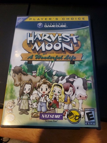 Harvest Moon: A Wonderful Life (Nintendo GameCube, 2004) Case And Game Disc